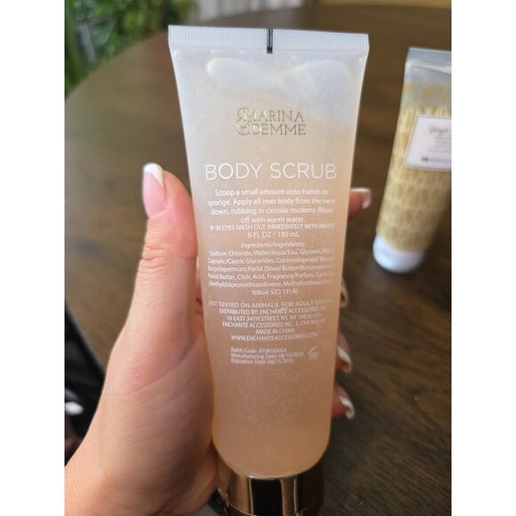 LOT OF 2 Origins Ginger Burst Savory Body Wash 2.5 oz & Marisa Odeme Shea Butter - Picture 13 of 16